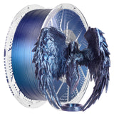 Chitu Systems Conjure Chameleon PLA 3D Printer Filament, Burnt Titanium Blue Shiny Galaxy Blue/Green/Purple/Gold 1.75mm Filament