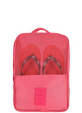 Yellow Weaves Shoe Pouch/Cover/Bag/Organiser (Peach)
