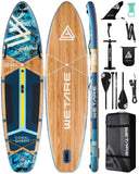 WETARE 11'6x35 Inflatable Paddle Board, 450lbs Extra Wide Stand Up Sup Board for Adults, Blow Up Paddleboard Kayak Non-Slip Stab