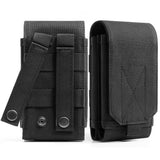 Urvoix Dual Cell Phone Holster, Belt Phone Pouch, Molle Phone Holder Belt Case for iPhone 16 Pro Max/iPhone 15 14 13 12 Pro Max/