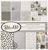 Reminisce (REMBC) Love My Cat Scrapbook Collection Kit, Multi Color Palette, 12x12 inches