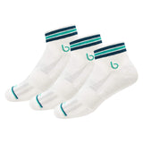 Bambos Bamboo Ankle Length Socks For Men For All Day Comfort, White, Pack Of 3, Free Size