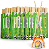 Disposable Chopsticks (100 Pack) Wooden Chopsticks Bamboo Chopsticks Chopsticks Pack Utensils Separated & Wrapped Chop