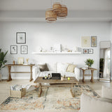 Jofran Carlyle Crossing Rustic Distressed Solid Wood End Table
