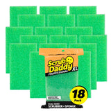 Scrub Daddy Extra Large Sponge Daddy - Bulk Kitchen Sponges for Cleaning Different Rooms & Surfaces - Dual-Sided Dish Scrubber w