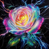 Benjenes Flower Diamond Arts Kits for Adults-Flowers Diamond Painting Kits, DIY Floral Gem Art DIY Crafts Kits Home Wall Decor G