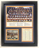 Legends Never Die Chicago Bears 1985 Super Bowl Champions Collectible | Framed Photo Collage Wall Art Decor, 11x14-Inch, (11446U