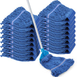 SEEWEY 16 Pcs 27.6'' Commercial Mop Head Replacements Looped End Cotton Mop