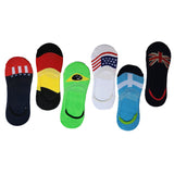 Cotson Men Cotton No Show Invisible Loafer Socks Pack Of 6 D12