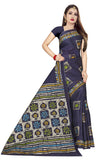 Tamaira Fashion Womens Plain Cotton Saree (Ab2_Grey)