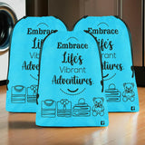 Kuber Industries Pack Of 3 Cloth Storage Bag | NonWoven Storage Organizer | Travel Cloth Carrying Bag | Garments Cover For Laun