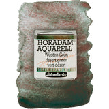 Schmincke - HORADAM AQUARELL, Super Granulation, 14 924 044 Desert Green, 1/2 pans, very strong granulating colors, finest, supe