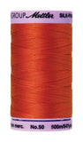 Mettler SilkFinish Solid Cotton Thread, 547 yd/500m, Paprika