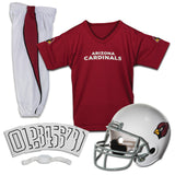 Franklin Sports Arizona Cardinals Kids Football Uniform Set - NFL Youth Football Costume for Boys & Girls - Set Includes Helmet,