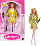 Barbie Signature Doll, Clueless Cher Collectible in Yellow Plaid Suit with Backpack, Cell Phone, & Learners Permit Accessories