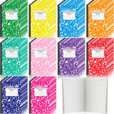 Fainne 60 Pack Composition Notebooks College Ruled A5 Student, 10 Color