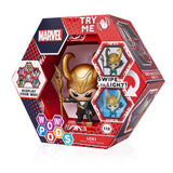 WOW! PODS Avengers Collection - Loki | Superhero Light-Up Bobble-Head Figure | Official Marvel Collectable Toys & Gifts