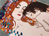 Riolis 916 - Motherly Love After G. Klimts Painting - Counted Cross Stitch Kit 12 X 14 14 Count White Aida 24 Colors