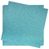 Crafasso 12 x 12 300gms Heavy & Premium Glitter cardstock, 15 Sheets, Steel Blue