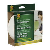Duck Brand Indoor Heavy Traffic Carpet Tape, 1.88Inch x 75 Feet, Single Roll, White (442061)