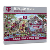 YouTheFan NCAA Texas A&M Aggies Game Day at The Zoo 500pc Puzzle