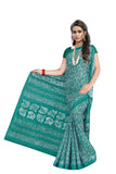 Tamaira Fashion Womens Plain Weave Pure Cotton Saree Without Blouse Piece(1654_Seagreen)