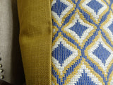Plutus Brands Plutus Luv Handmade Throw Pillow, 20 X 26 Standard, Lavender/White/Yellow