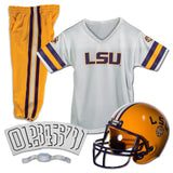 LSU Tigers NCAA Youth Helmet and Uniform Set by Franklin - Medium