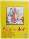 Strathmore 300 Series Watercolor Paper Pad, Tape Bound, 11x15 inches, 12 Sheets (140lb/300g) Artist Paper for Adults and Stude