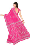 Tamaira Fashion Womens Moonga Doria Pure Cotton Saree Without Blouse Piece(1756_Pink)