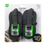 Nite Ize CamJam Tie Down Strap Tie Down Ratchet Straps Straps for Trucks & Cars Tie Downs for Luggage & Gear 18 ft Strap