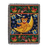 Northwest Holidays Woven Tapestry Throw Blanket, 48 x 60, Holiday Bears