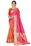 Glory Sarees Womens Banarasi Saree (Banarasi_Saree_109_pink_Pink)