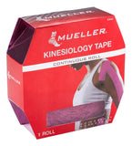MUELLER Sports Medicine Kinesiology Tape, Continuous Roll, Pink, 30 Meters