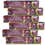 Sea Moss Essential Toothpaste - 6.5 oz Pack of 6 | A Unique Blend of Sea Moss, Mushroom, Manjistha, Curcumin, Terminalia Chebula