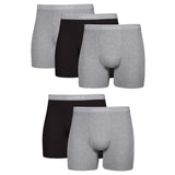 Hanes Men Hanes Boxer Briefs, Cool Dri MoistureWicking Underwear, Cotton NoRideup for Men, MultiPacks Available