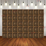 S2S Stylish Wedding Traditional Backdrop Cloth | for Pooja Decoration Traditional Background Curtain Cloth | 8 Feet Height & 5 F