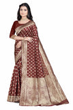 Sugathari Womens Banarasi Saree Pure Kanjivaram Silk Saree Soft new ladies 2023 Design Wear Pattu Sarees Latest Party Sari colle