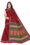 Tamaira Fashion Womens Pure Cotton Saree Without Blouse Piece (1653_Maroon)