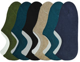 Me Stores MenS Solid Plain Loafer Socks No Show Socks Boat Socks Uk 710 (Multicolored) (6, Set 1)
