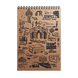 inr Artist Sketch Book WIRO Theme ADI A4 Size (29.7 cm x 21 cm) 140 GSM (30 Sheets / 60 Pages) Handmade Drawing Pad Landsc