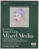 Strathmore Toned Mixed Media Paper Toned Grey 11X1415 Sheets 62462311