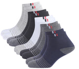 Sjeware Polyester 5 Pairs Stripped Ultra Soft Ankle Length Socks For Men & Women, Multicolor, Pack Of 5, Free Size,105