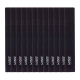 KISS Nail Files Wide Board Grinder (12 pieces) F103N Double Sided, Reusable, Washable