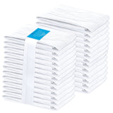 RUVANTI Flour Sack Towels 24 Pack 28x28 Inch, 100% Cotton Tea Towel, Reusable, Machine Washable, Absorbent BarTowels - Dish Clot