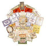 Conquest Journals Harry Potter Potions Labels Vinyl Stickers, Set of 50, Official Labels from The Wizarding World, Waterproof an