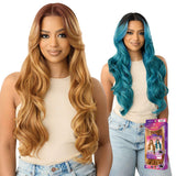 Outre Lace Front Wig - Perfect Hair Line - Swoop Series Y-Part 206 (CR AMBER SWIRL)