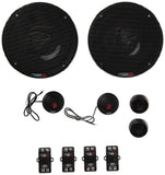 Cerwin Vega H765C 6.5 2Way Component Speaker Set, Tweeters with Mesh Grill, Crossovers, Subwoofer, 50 watts RMS and 400 watts