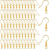 Indikonb Jewellery Making Earring Hooks | Brass Metal Fish Hook Findings For Diy Earrings, Silk Thread Jewellery, Earring Making