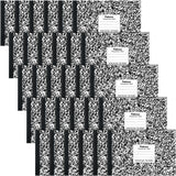 Fainne 30 Pack Composition Notebooks Half Size 47/8 x 71/2 Inches Wide Ruled Half Page Composition Notebook for Journal School